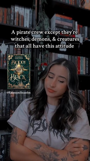 My new favorite pirate crew 🏴‍☠️ @Rhiannon Hargadon book is now out!! A fun twist for your spooky TBR this season with witches as pirates and tons of female rage 🤭 #darkfantasy #darkfantasyromance #piratebooks #witchybooks