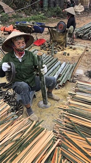 Bamboo toothpick factory . 114 . #bamboo #factory #toothpick