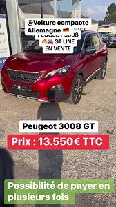 OPPORTUNITÉ VOITURE OCCASION Profitez de nos offres de véhicules importés de l'Allemagne à des prix défiants toutes concurrences. Livraison partout en Europe Nous nous occupons de toutes les formalités.Nous vous livrons avec immatriculation, carte grise faites en votre Nom.Plus de 500 voitures disponibles. Tous nos véhicules sont garantis en concession entre 12 et 48 mois possibilité d'extension.Veuillez # Aimer et vous #Abonner à notre page pour ne rien manquer de nos offres quotidiennes.NB: PO