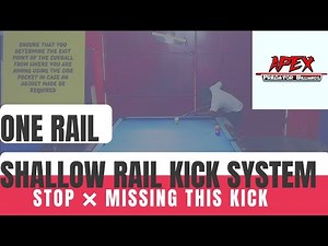 SHALLOW RAIL KICK SYSTEM|aim to the back of the side pocket and never ❌ miss this KICK #9ballpool