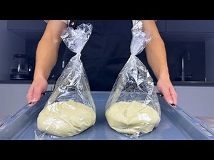 This is the tastiest bread I have ever eaten!! Nobody knows this baking bag trick!