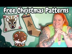 The Best FREE Christmas Crochet Patterns (Fast and Giftable)