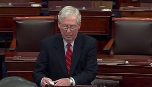 Senator McConnell SLAMS Dems over relief bill: "I really regret that some on the Democratic side decided that partisan presidential politics were more important than getting urgent and non-controversial relief out the door much sooner." | Daily Wire