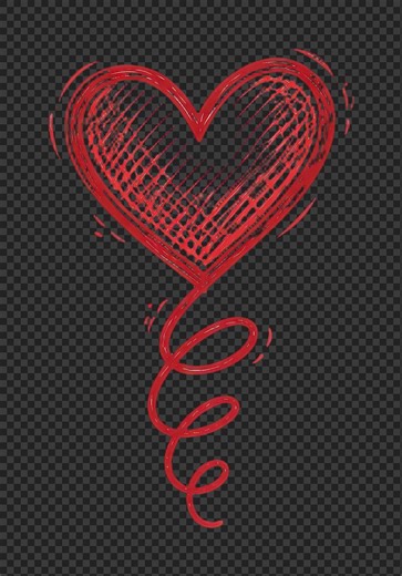 Download free png of PNG Whimsical heart sketch illustration. by Hein about heart, png, pattern, art, and logos 26902284