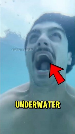 What Happens If You Try to Breathe Underwater Without Gear?🤯#shorts