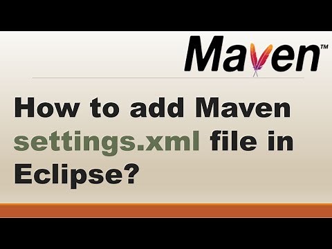 How to add Maven settings.xml file in Eclipse? || Build Automation Tool || Maven Interview question
