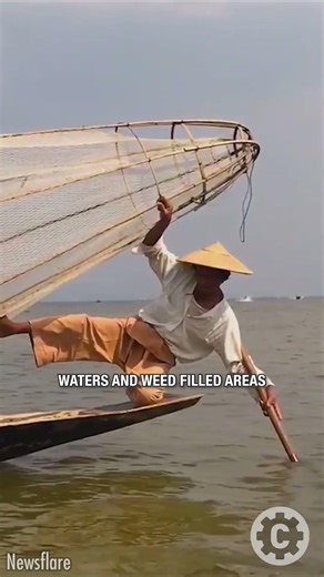Myanmar’s Most Unusual Fishing Skill 🎣