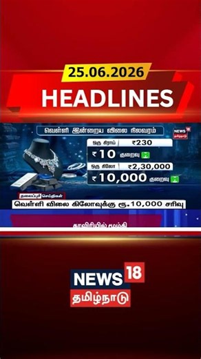 Silver Price | Market Update | Commodity Market | வெள்ளி விலை கிலோவுக்கு ரூ.10,000 சரிவு