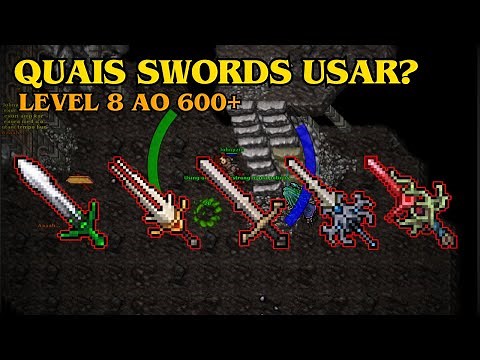 TIBIA - WHICH SWORDS TO USE FROM LEVEL 8 TO 600? (EXPLAINABLE AND UPDATED)