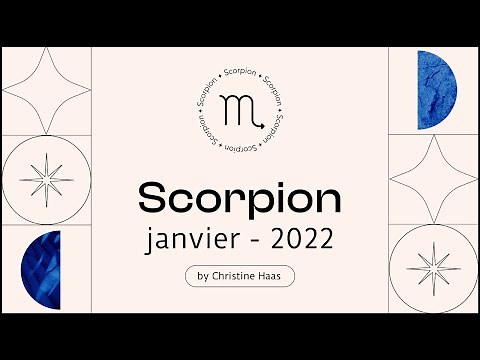 Scorpio ♏️, your horoscope for January 2022 by Christine Haas