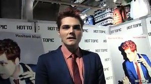 So you want to see some footage of our Gerard Way in-store? Done and done. See the full video: http://youtu.be/cuEP-m-m7MA | Hot Topic