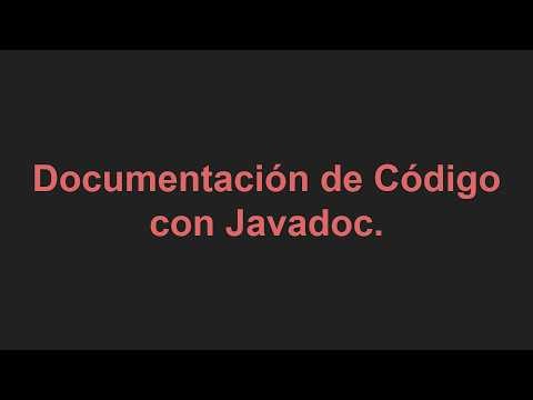 Cómo Documentar tu Código de Java con JavaDoc!!!!!