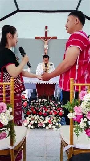 A Karen couple, wedding rings and vows. #indigenous #graduation