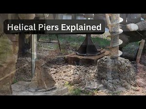 Different Stages of Helical Pier Installation
