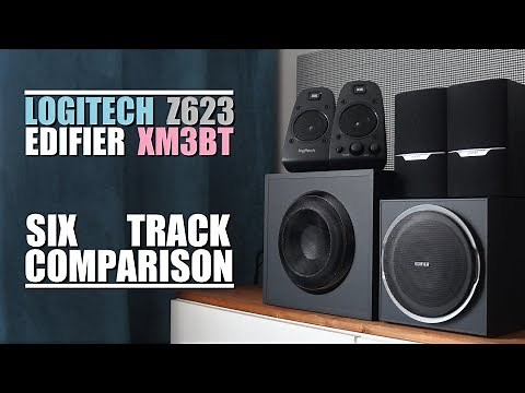 Logitech Z623 vs Edifier XM3BT || 6-Track Comparison