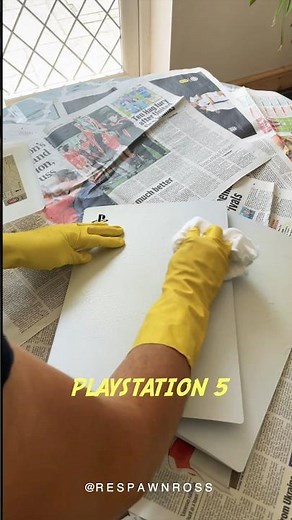 Fixing a Yellowed PS5 #ps5 #science #playstation5 #marigolds