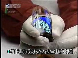 Sony's flexible full-color OLED