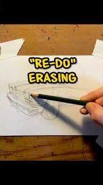 No one ever makes art content about erasing! 🫥🫥