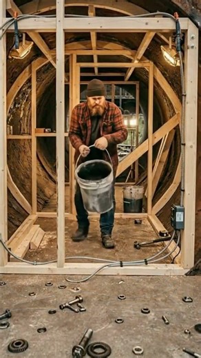He Turned an Abandoned Pipe Into a Secret Home 😳