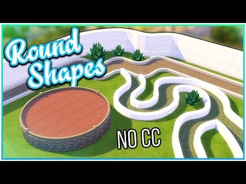 Sims 4 Tutorial - Round Shapes | Kate Emerald