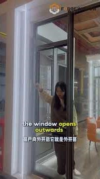 This is a video explaining the ways to open windows. #doors #aluminum #windows