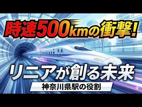 The impact of 500km/h! Japan's future paved by the Linear Shinkansen and the role of Kanagawa Pre...