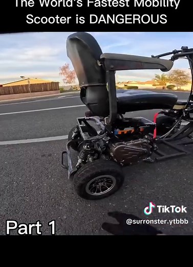 The World's Fastest Mobility Scooter is DANGEROUS | Part 1 #surronster #viral