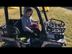 Realtree 24 Volt UTV. Come ride with me. My first time