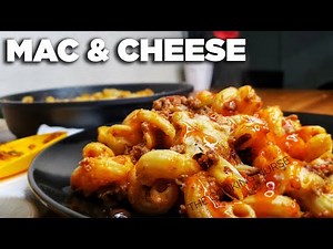 MAC & CHEESE USING LEFT OVER LASAGNA SAUCE | The cooking nurse