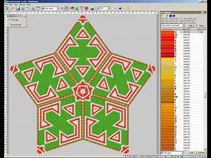 How to make 3d Peyote Star in PeyoteCreator program https://bead-n-stitch.com/peyotecreator/