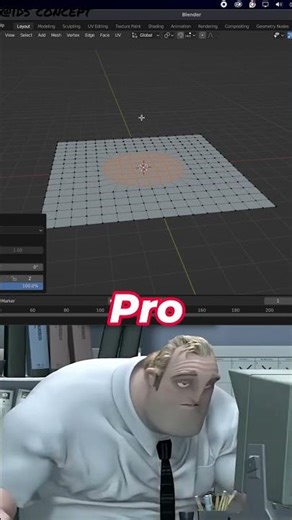 Beginner vs. Pro: How to Make Perfect Circles Fast (Blender LoopTools) #blender #3dprint