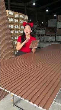 Lam sóng vân gỗ nâu xước giá rẻ | Chuyên dùng ốp tường trần đẹp, tiết kiệm chi phí.