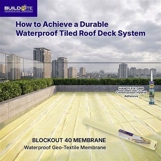 How to Achieve a Durable Waterproof Tiled Roof Deck System