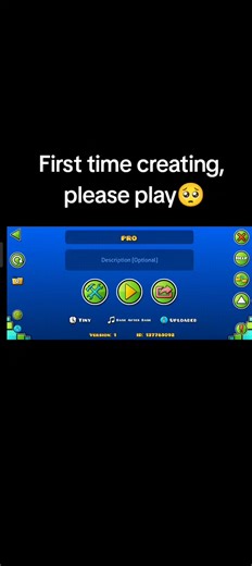 Geometry Dash: First Time Creating a Level!
