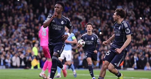 Resumen Manchester City-Real Madrid: Vinícius también manda en el Etihad (1-2, global 1-5)