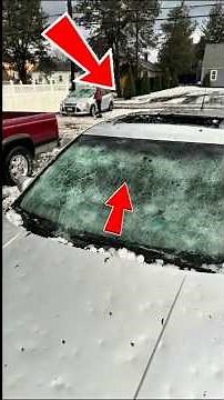 Powerful Tornado and Large Hail Smash Cars in Kankakee, Illinois | Severe Storm Damage Footage