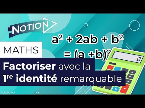 Maths seconde | Factoriser avec la 1re identité remarquable : a² + 2ab + b² = (a + b)²