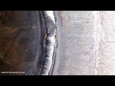 Formieren einer WIG-Wurzel Schweißnaht am Normalstahl zur Minimierung von Zunder YouTube Video