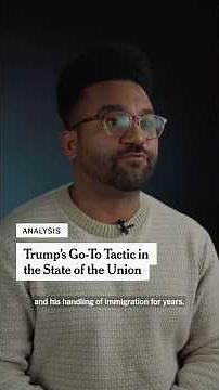Trump’s Go-To Tactic in the State of the Union