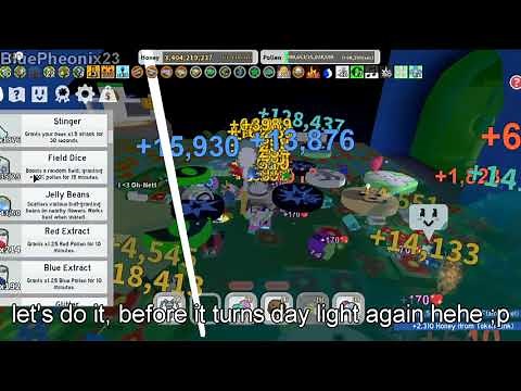 What Happens if I Use Night Bell During Night Time?? | Bee Swarm Simulator