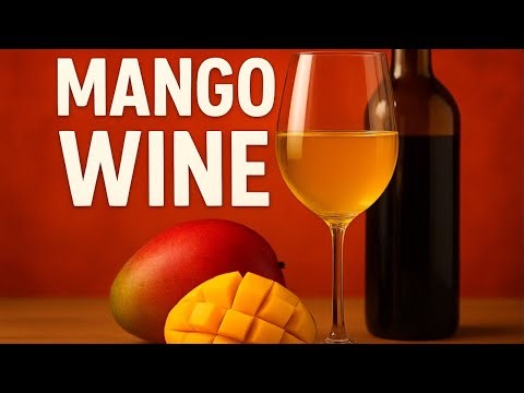 Mango Wine 🍷 Homemade Recipe with Red Elephant Mango Easy DIY Wine at Home