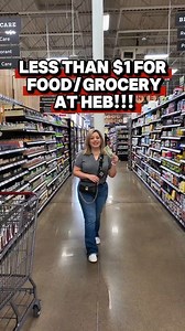 Less than $1 food/grocery at HEB 🔥🤌 any day deals 🙌 9/4 #hebcouponing #hebdeals #budgetshopping #heb #hebhaul | Brodie Saves