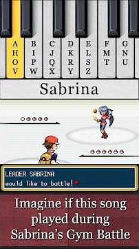 This is what Sabrina's Gym Leader music would sound like! #pokemon