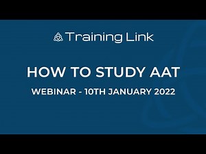 How to study AAT online with Training Link