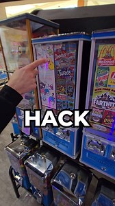 Does this hack actually work on those sticker vending machines? 🤔💡 #VendingMachine | Arcade Matt
