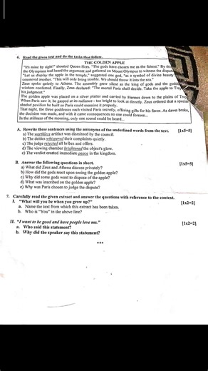 Question paper of literature and arts #questionpaper #importantquestions #literature #arts #english