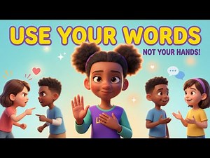 USE YOUR WORDS, NOT YOUR HANDS! 🗣️Kids Anti-Bullying & Conflict Resolution Song (Ages 5–12)