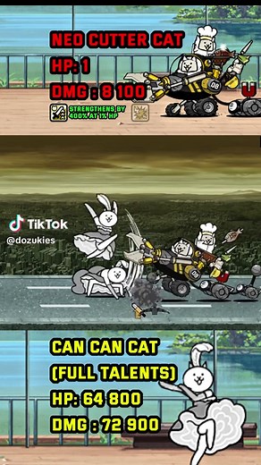 The Battle Cats: Cat Comparison