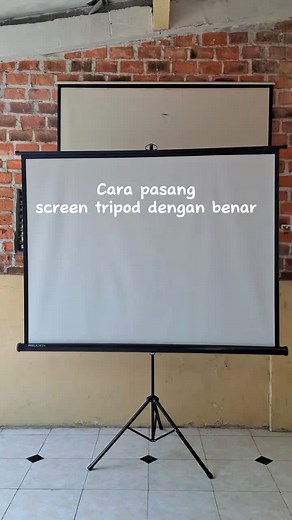 Cara Pasang Screen Tripod dengan Benar