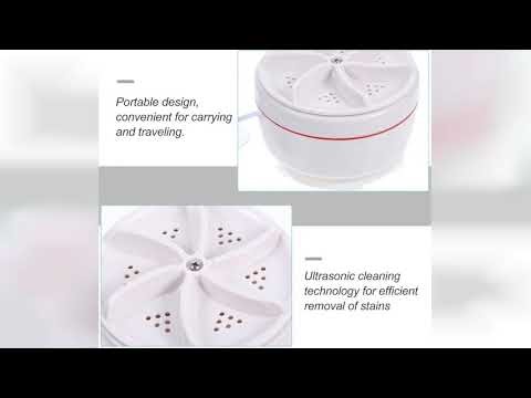 Review: BESPORTBLE Portable Mini Ultrasonic Folding Washing Machine Turbine Washer for Travel ...